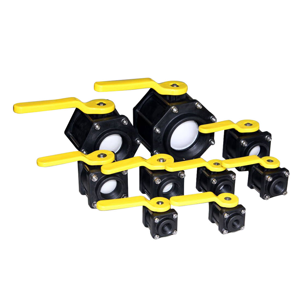 Robinet à tournant sphérique en PP